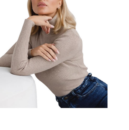 Portable One Size Polo neck Sweater